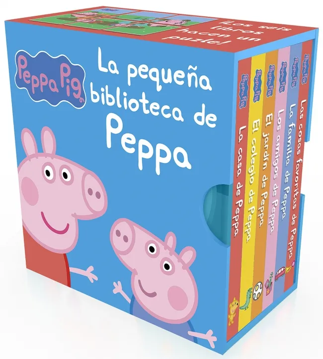 PEPPA PIG -LA PEQUEÑA BIBLIOTECA - CAPSA 6 VOL.