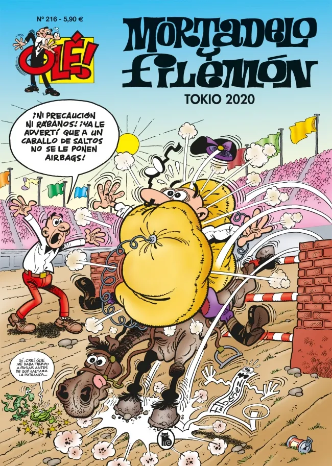 OLE 216 -MORTADELO Y FILEMON : TOKIO 2020-