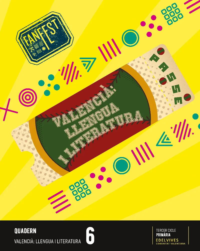 VALENCIÀ: LLENGUA I LITERATURA6É PRIMÀRIA, QUADERN (CV)