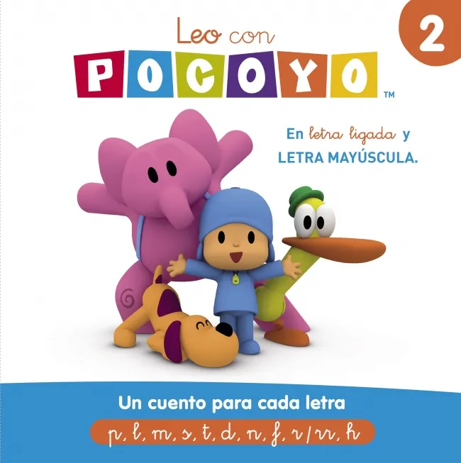 LEO CON POCOYO 02 .LETRA LIGADA Y MAYUSCULA-