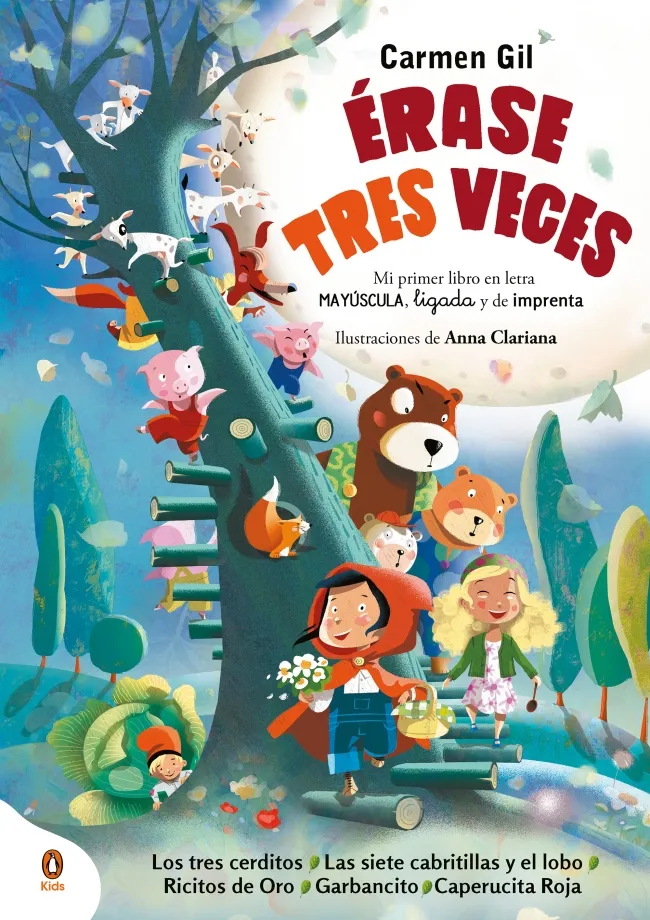ERASE TRES VECES -MI PRIMER LIBRO EN LETRA MAYUSCULA, LIGADA Y DE IMPRENTA-
