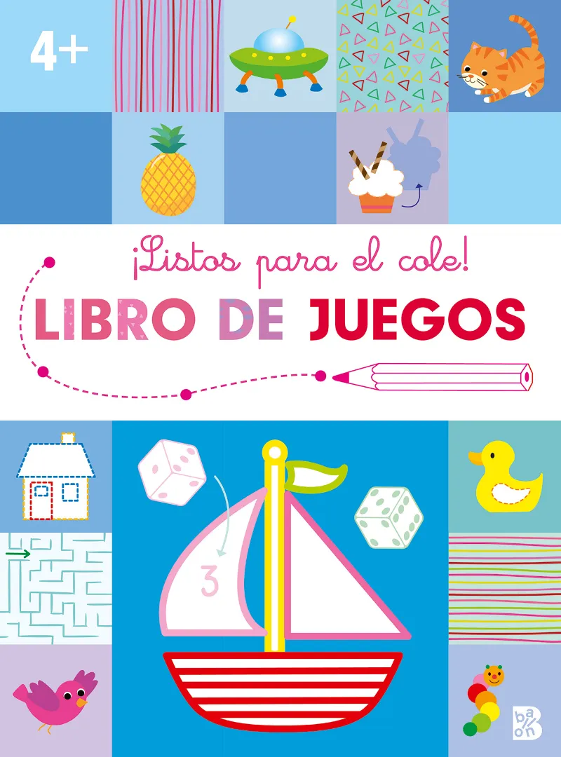 LISTOS PARA EL COLE: LIBRO DE JUEGOS +4