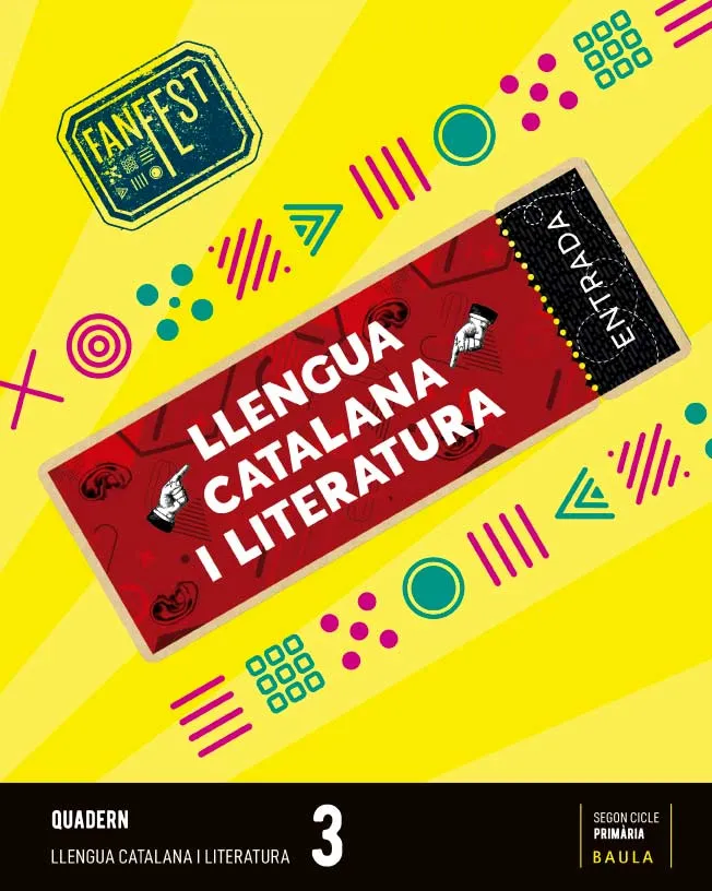 Quadern llengua 3r primària Espiral Fanfest