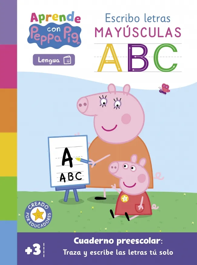 APRENDE CON PEPPA PIG -ESCRIBO LETRAS MAYSUCULAS-