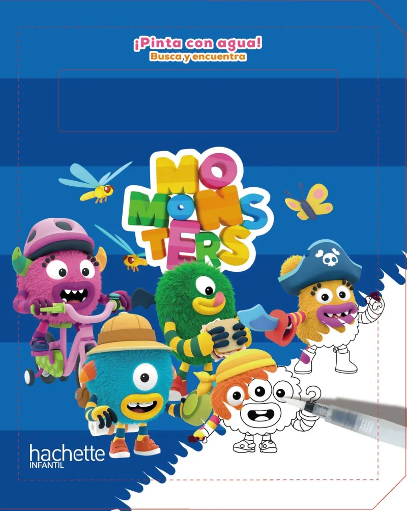 PINTA CON AGUA! BUSCA Y ENCUENTRA: MOMONSTERS