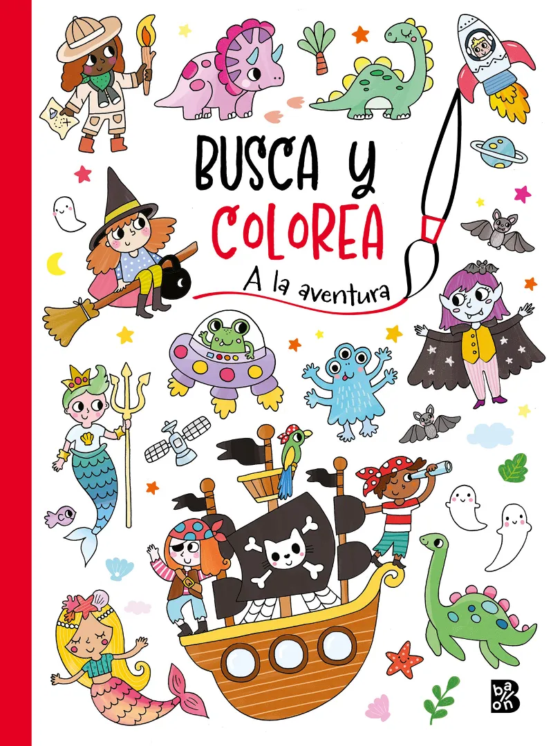 BUSCA Y COLOREA: A LA AVENTURA