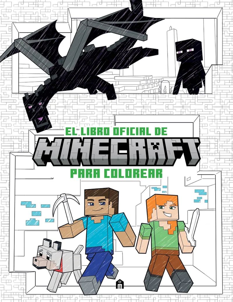 LIBRO OFICIAL DE MINECRAF PARA COLOREAR, EL