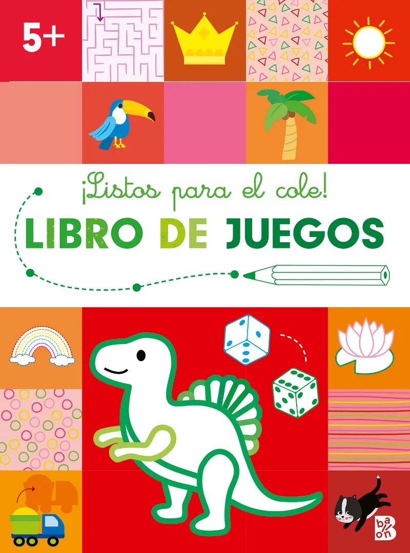LISTOS PARA EL COLE: LIBRO DE JUEGOS +5
