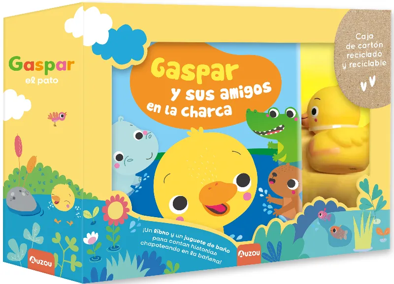 LIBRO DE BAÑO. GASPAR Y AMIGOS EN LA CHARCA