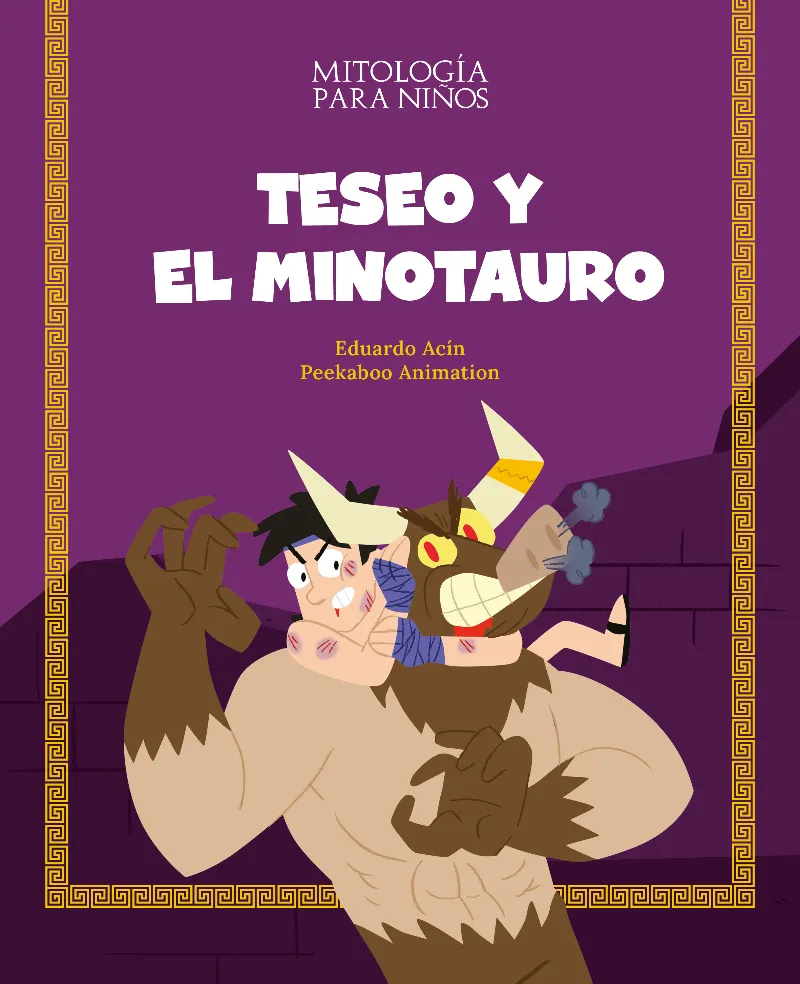 TESEO Y EL MINOTAURO -MITOLOGIA PARA NIÑOS-