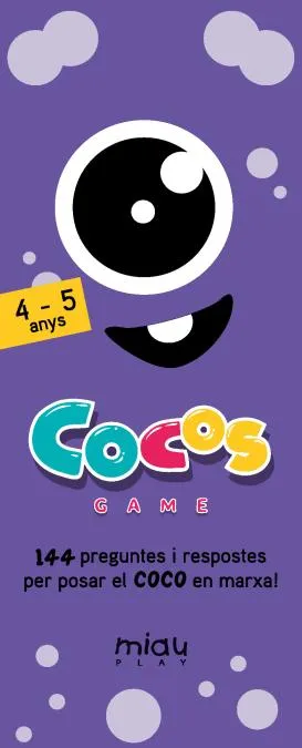 COCOS GAME 4 -5 ANYS -144 PREGUNTES I RESPOSTES PER POSAR EL COCO EN MARXA!-