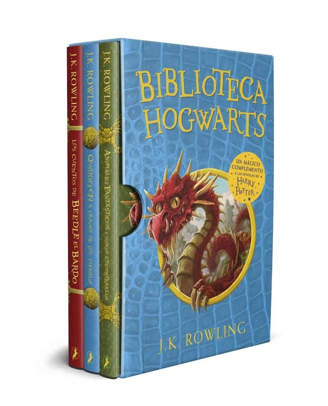 BIBLIOTECA HOGWARTS -PACK 3 LIBROS-