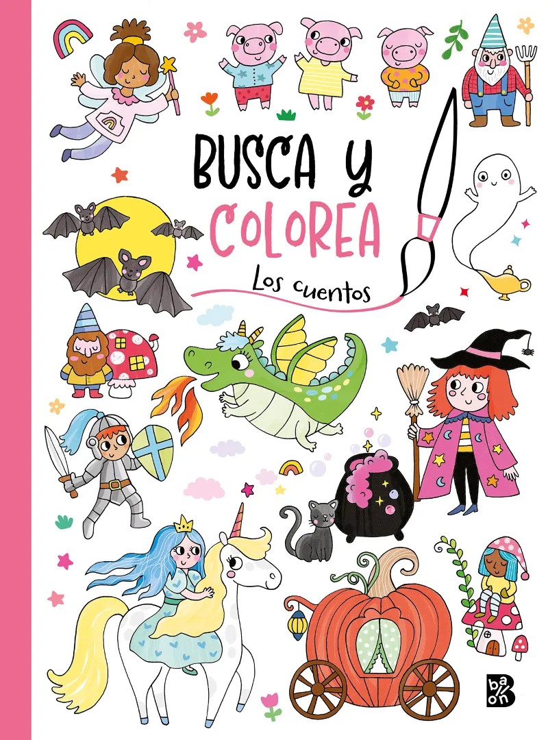 BUSCA Y COLOREA: LOS CUENTOS