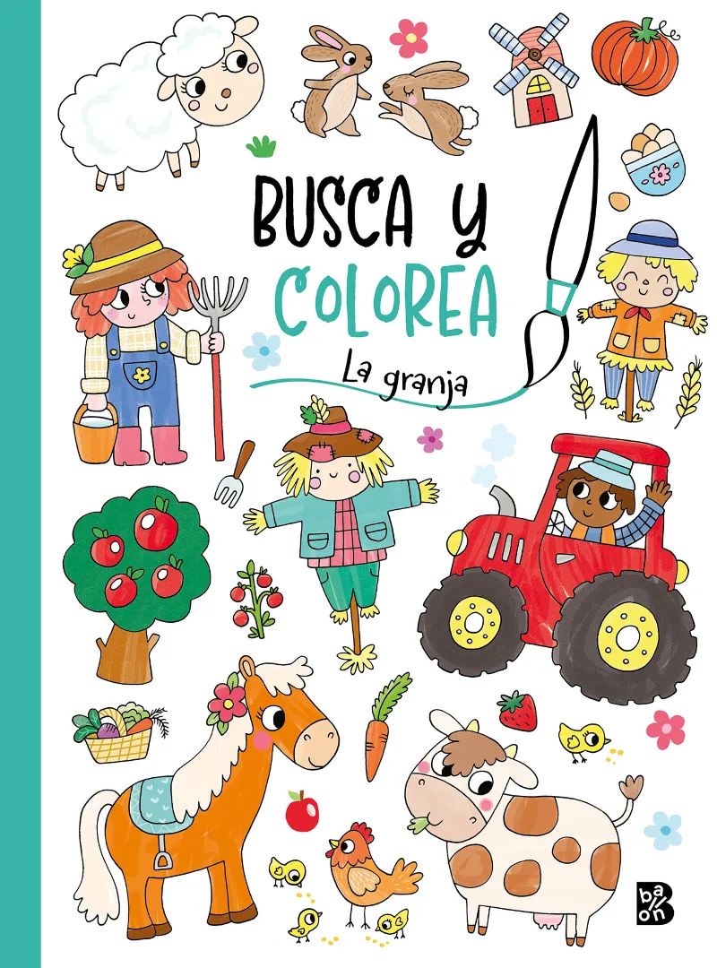 BUSCA Y COLOREA: LA GRANJA