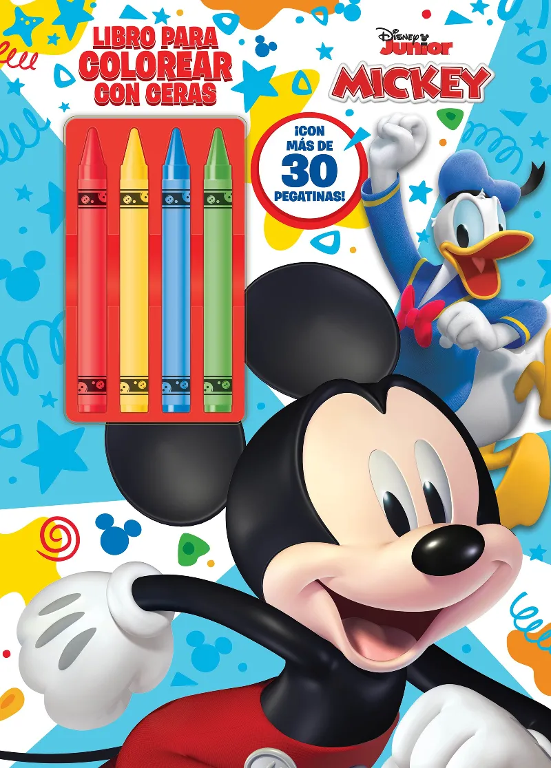 MICKEY: COLOREAR CON CERAS