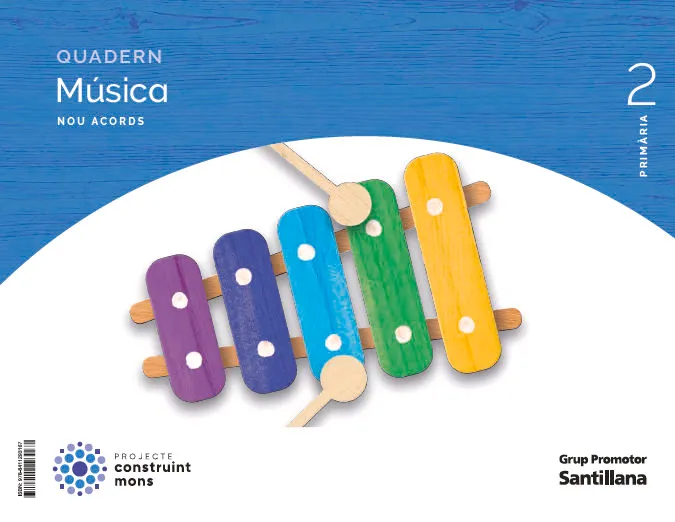 QUADERN MUSICA NOU ACORDS 2 PRIMARIA CONSTRUINT MONS