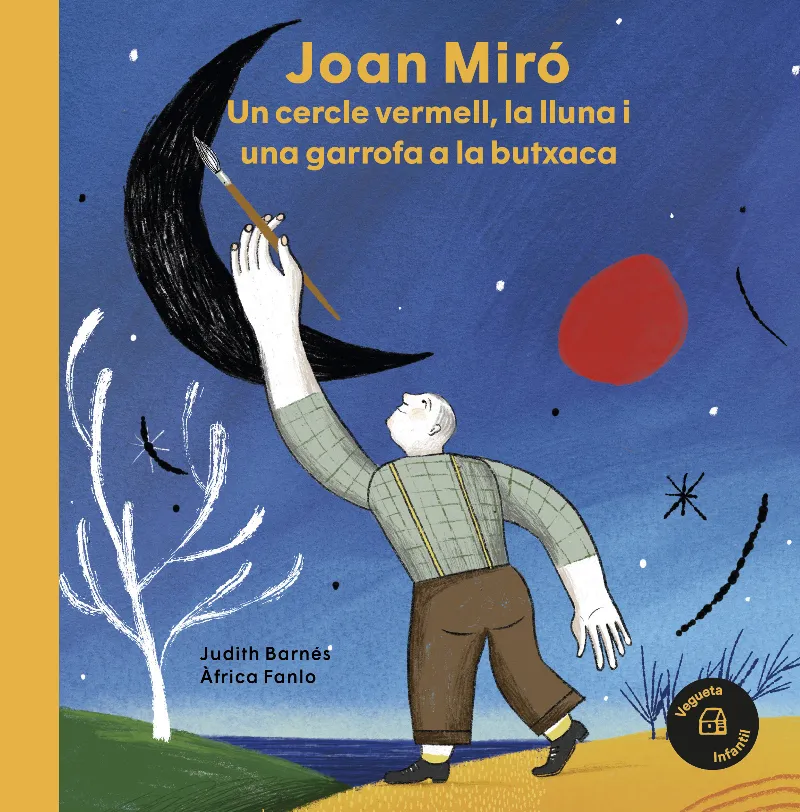 JOAN MIRO -UN CERCLE VERMELL LA LLUNA I UNA GARROFA A LA BUTXACA-