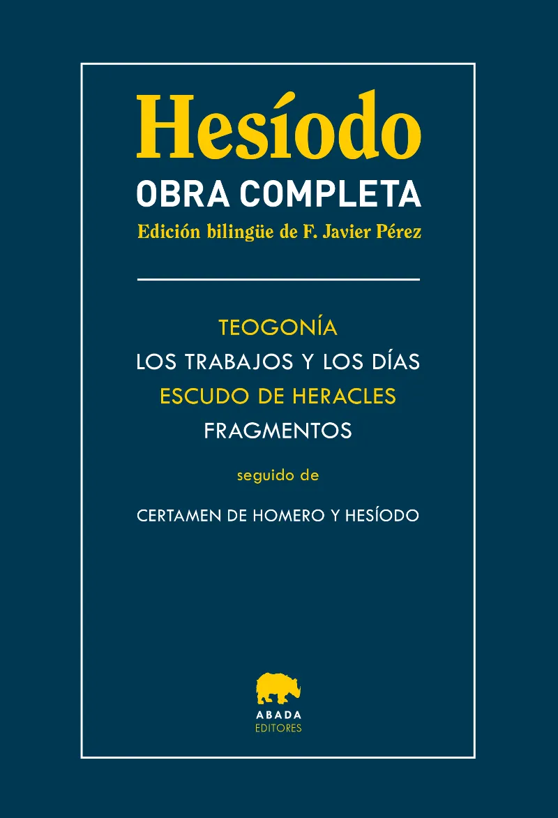 HESIODO. OBRA COMPLETA (EDICION BILINGUE)