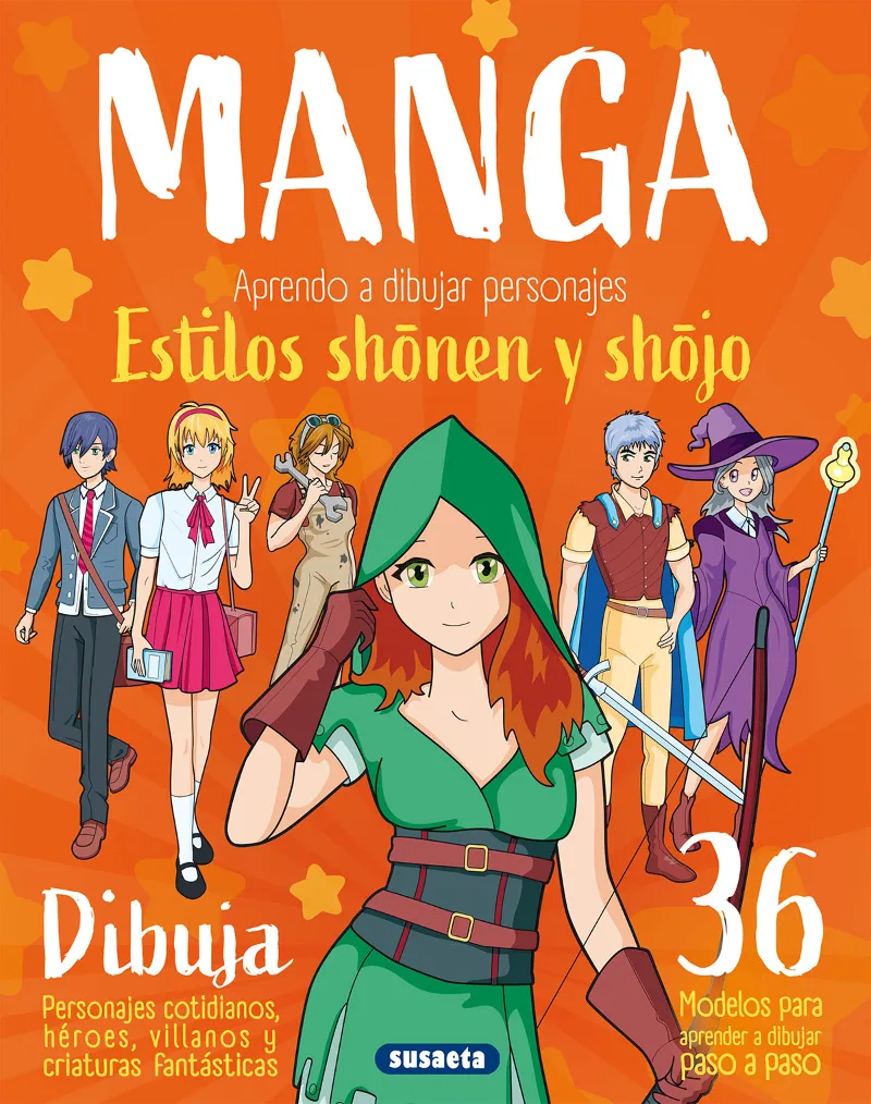 MANGA: APRENDE A DIBUJAR PERSONAJES SHONEN Y SHOJO