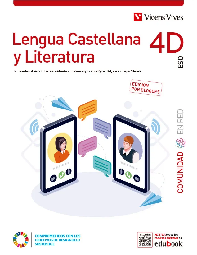 LENGUA CAST 4 BLOQ DIVERS COMUN RED