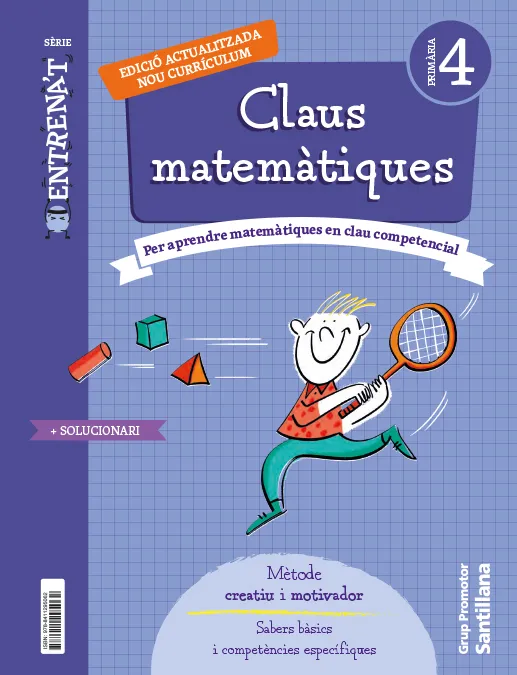 QUADERN CLAUS MATEMATIQUES SERIE ENTRENAT 4 PRIMARIA