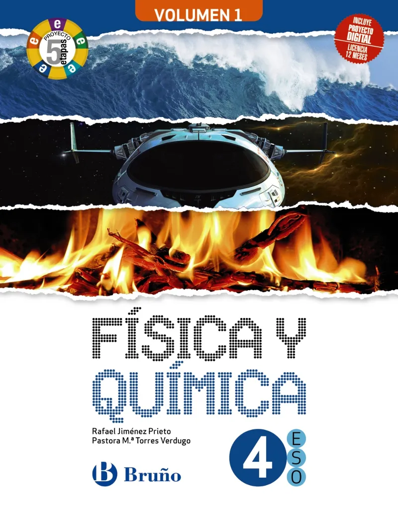 FÍSICA Y QUÍMICA 4 ESO 3 VOLÚMENES PROYECTO 5 ETAPAS