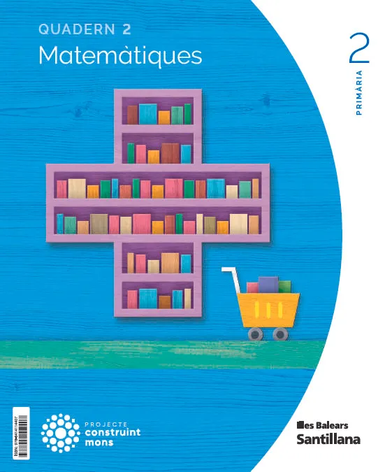 QUADERN MATEMATIQUES 2 PRIMARIA 2 TRIM CONSTRUINT MONS