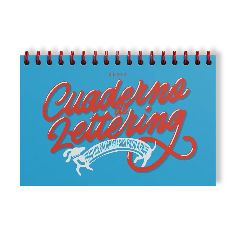 CUADERNO DE LETTERING -PRACTICA CALIGRAFIA SASI PASO A PASO-