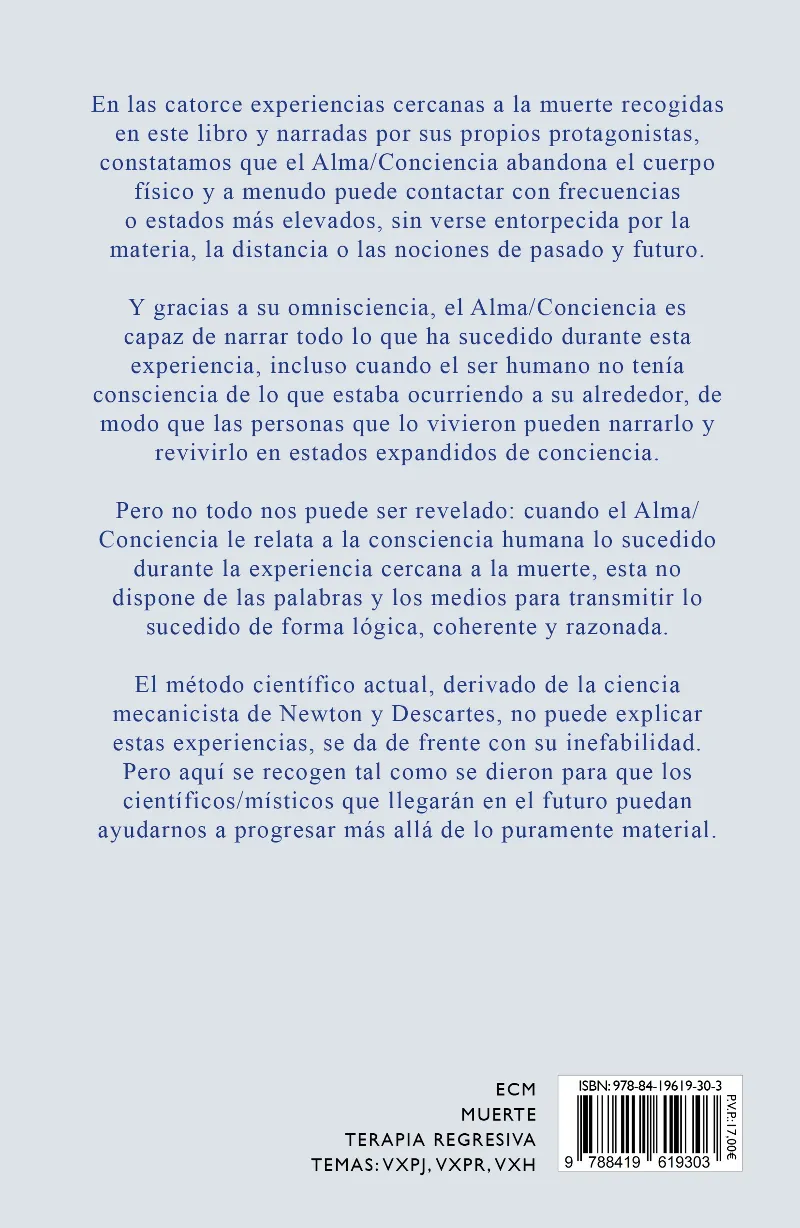 EL ALMA EN LA EXPERIENCIA CERCANA A LA MUERTE