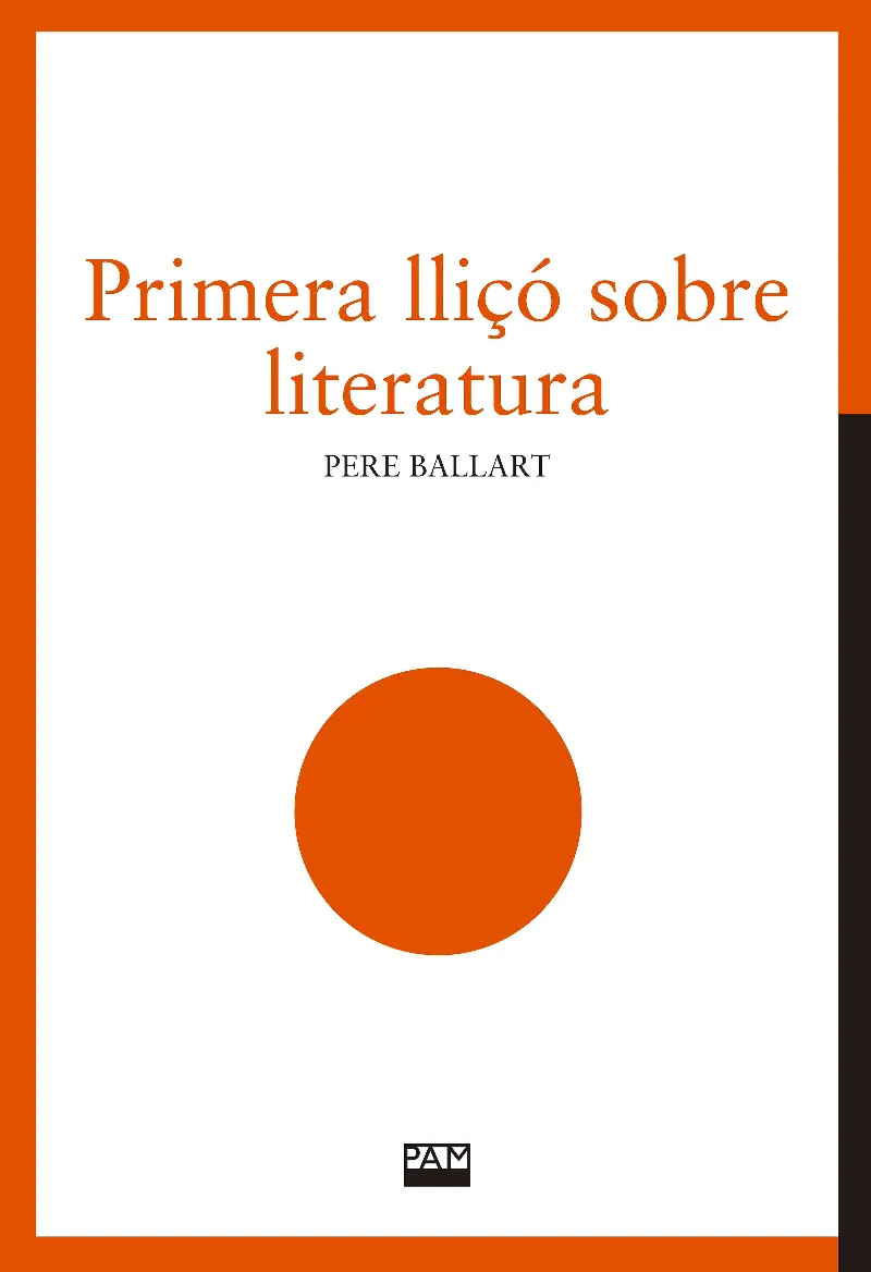 PRIMERA LLIÇO SOBRE LITERATURA