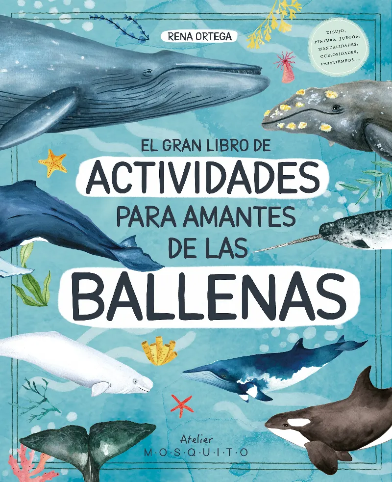 GRAN LIBRO DE ACTIVIDADES PARA AMANTES DE LAS BALLENAS