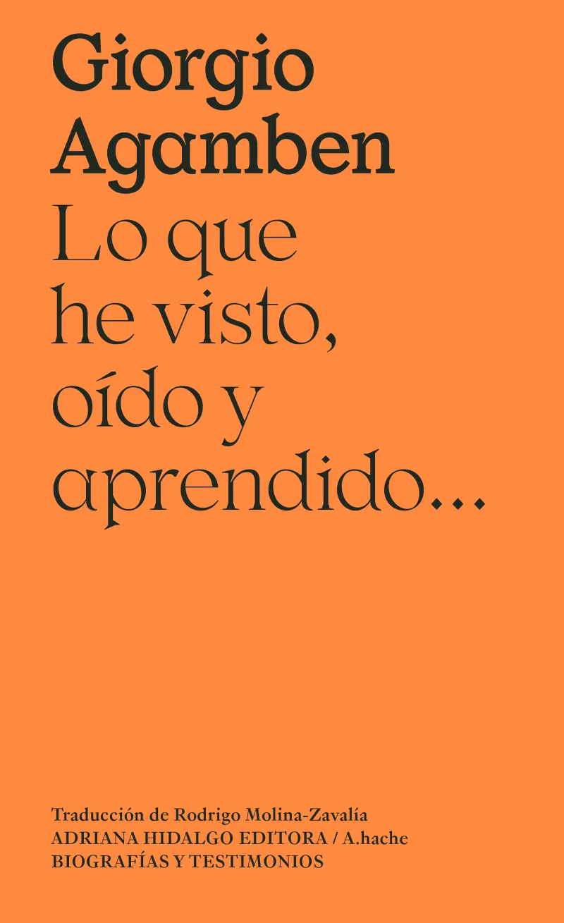 LO QUE HE VISTO OIDO Y APRENDIDO