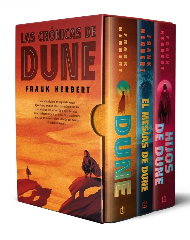 TRILOGÍA DUNE, EDICIÓN DE LUJO (ESTUCHE CON: DUNE | EL MESÍAS DE DUNE | HIJOS DE DUNE)