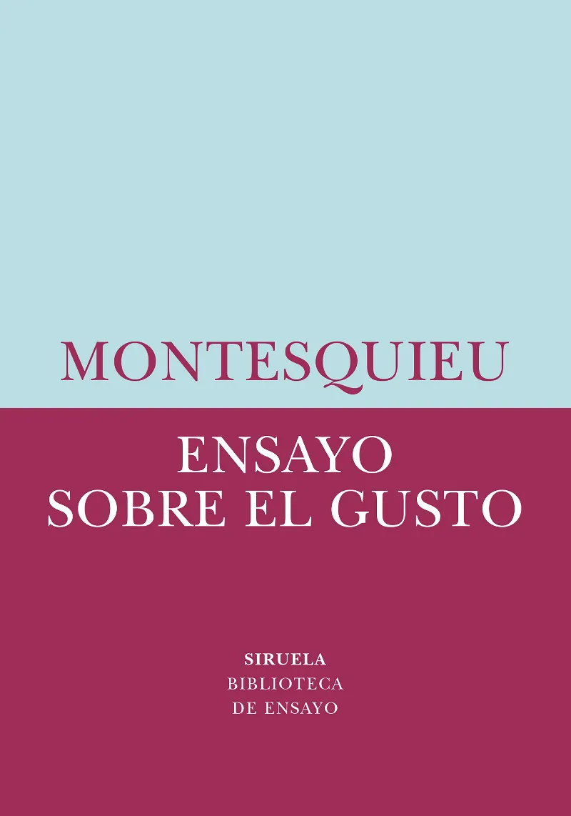 ENSAYO SOBRE EL GUSTO -ED.2024-