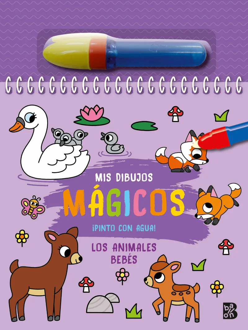 PINTO CON AGUA: LOS ANIMALES BEBÉS