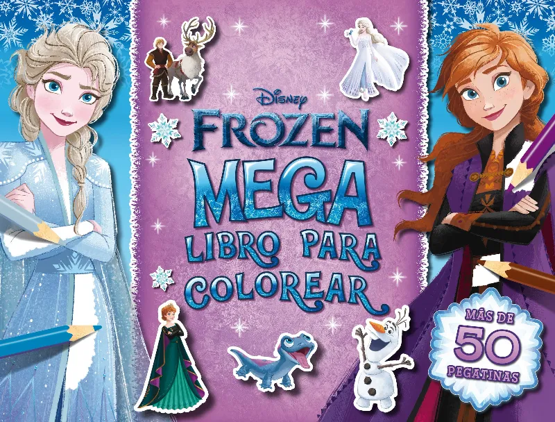 FROZEN. MEGALIBRO PARA COLOREAR 2