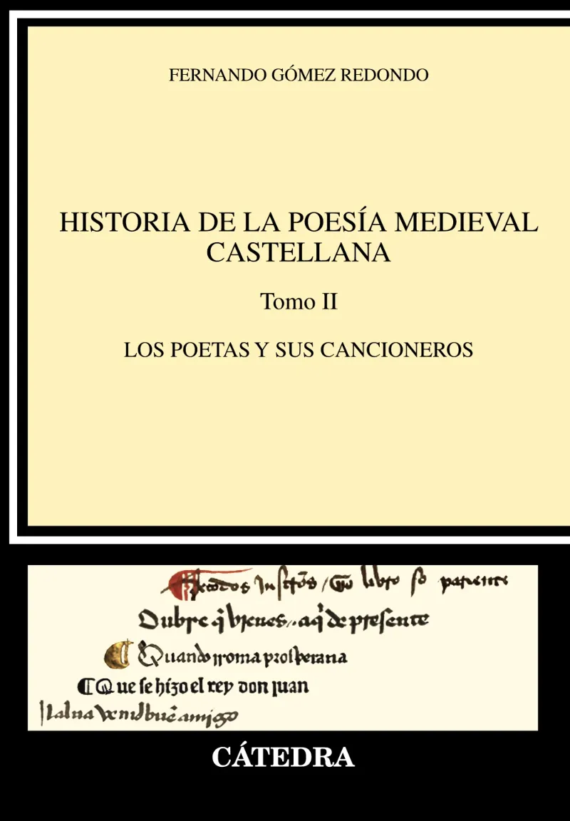 HISTORIA DE LA POESÍA MEDIEVAL CASTELLANA II