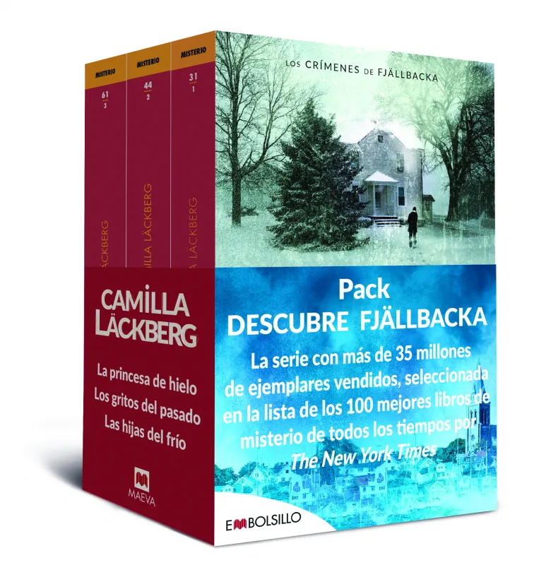 PACK DESCUBRE FJÄLLBACKA: PRINCESA DE HIELO / GRITOS DEL PASADO / HIJAS DEL FRIO -BOLSILLO-
