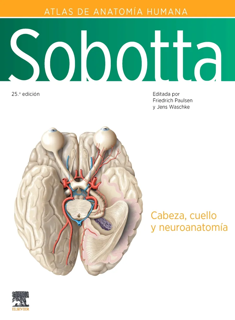 SOBOTTA. ATLAS DE ANATOMÍA HUMANA-3.CABEZA, CUELLO Y NEUROANATOMÍA(25ª EDICIÓN 2024)