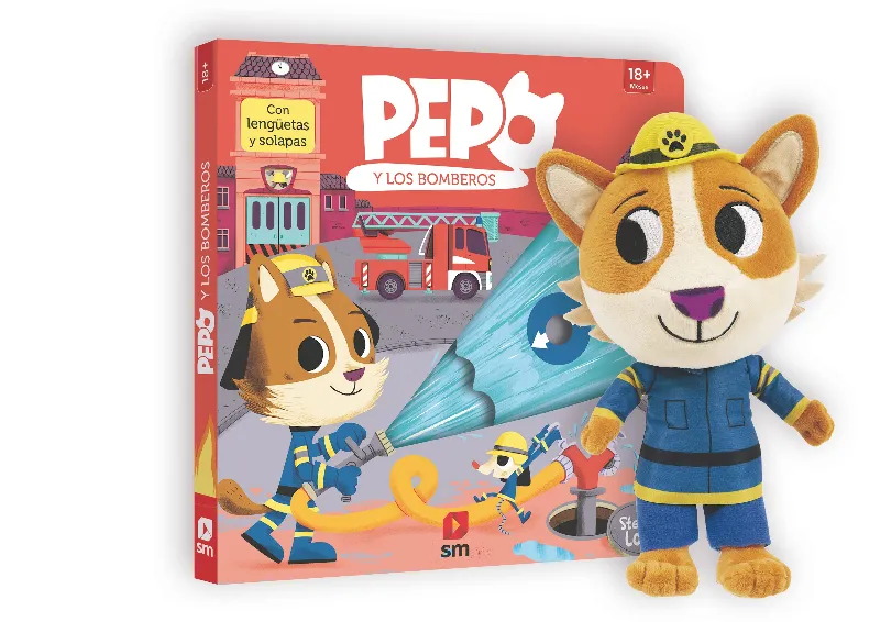 PACK PEPO Y LOS BOMBEROS (LIBRO+PELUCHE)