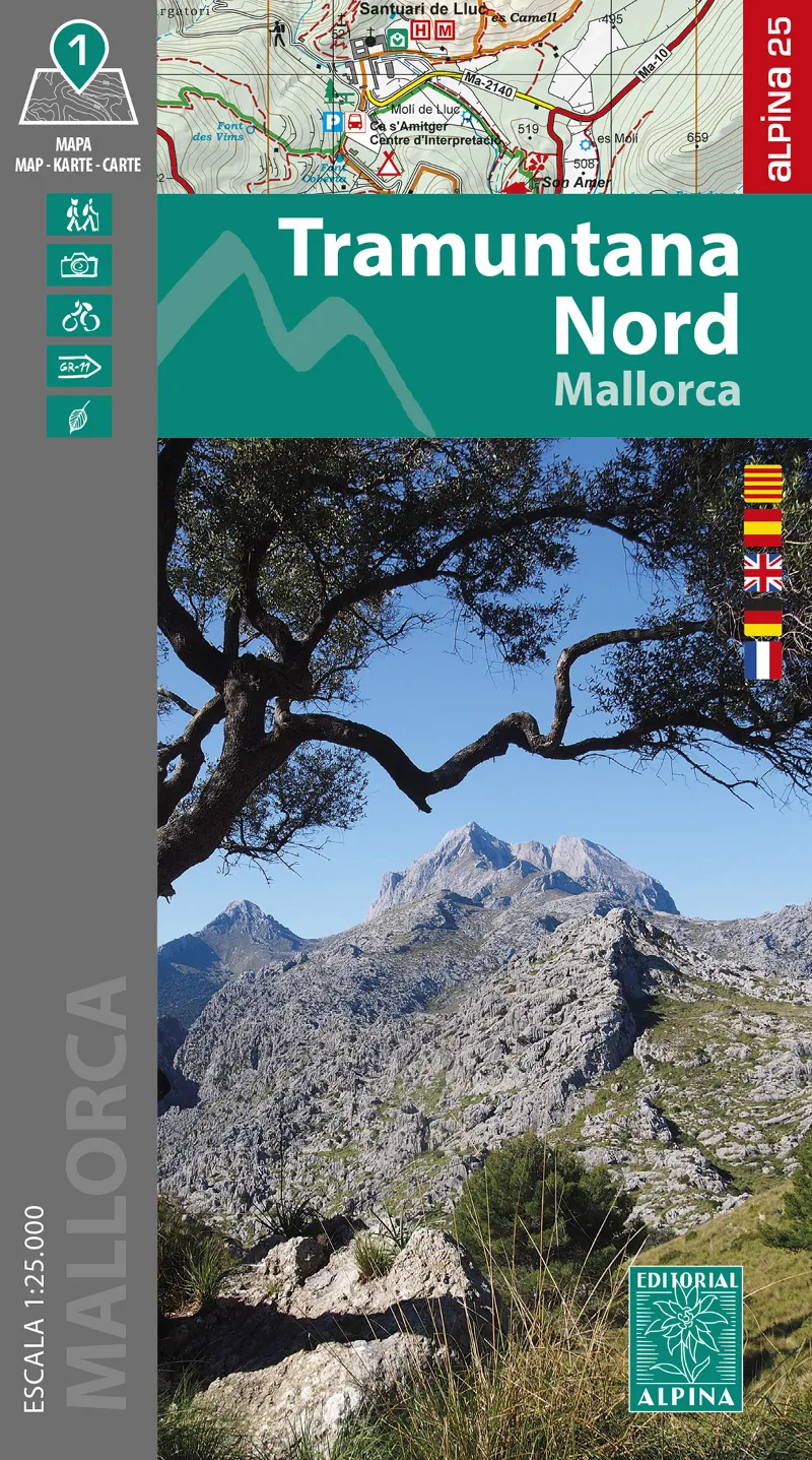 TRAMUNTANA NORD.MALLORCA (MAPA)