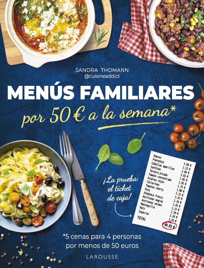 MENUS FAMILIARES POR 50E LA SEMANA