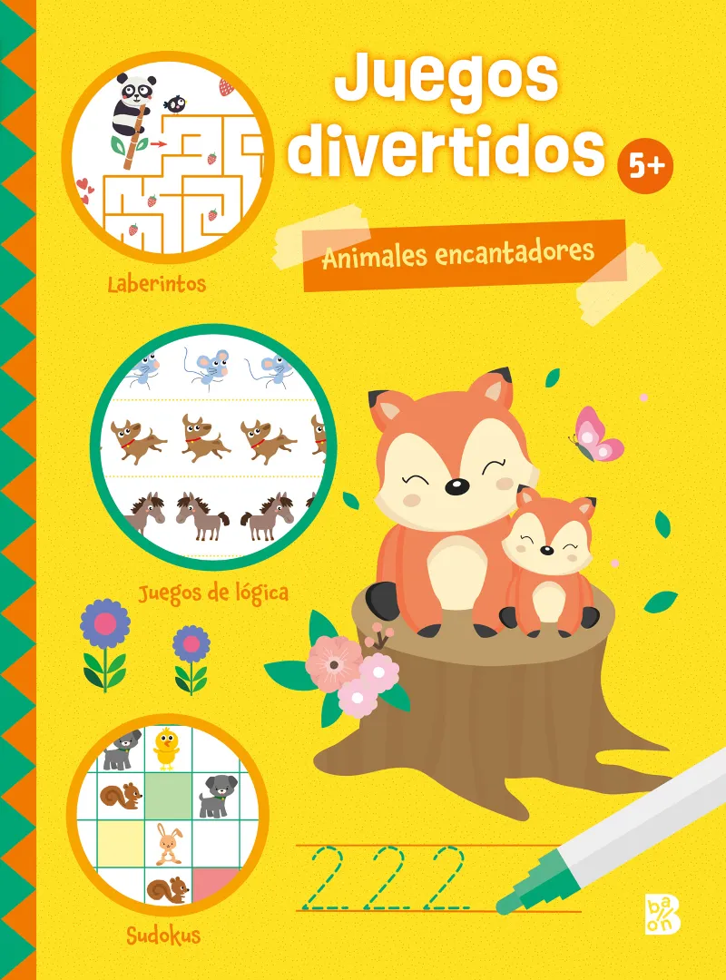 ANIMALES ENCANTADORES -JUEGOS DIVERTIDOS +5-