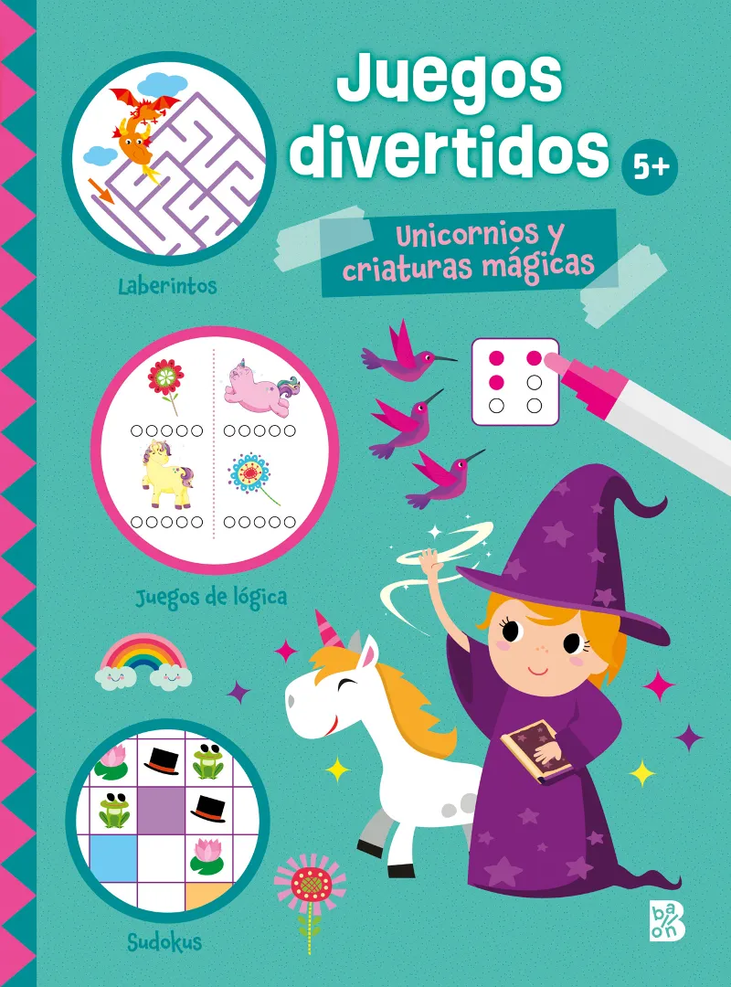 UNICORNIOS Y CRIATURAS MAGICAS -JUEGOS DIVERTIDOS +5-