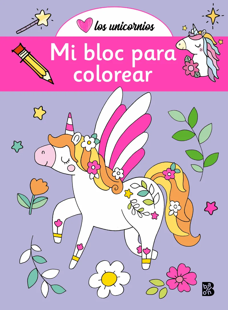 UNICORNIOS -MI BLOC PARA COLOREAR-