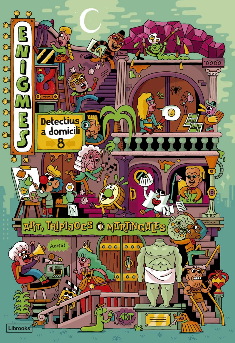 ENIGMES: DETECTIUS A DOMICILI 08: ART, TRIPIJOCS I MARTINGALES