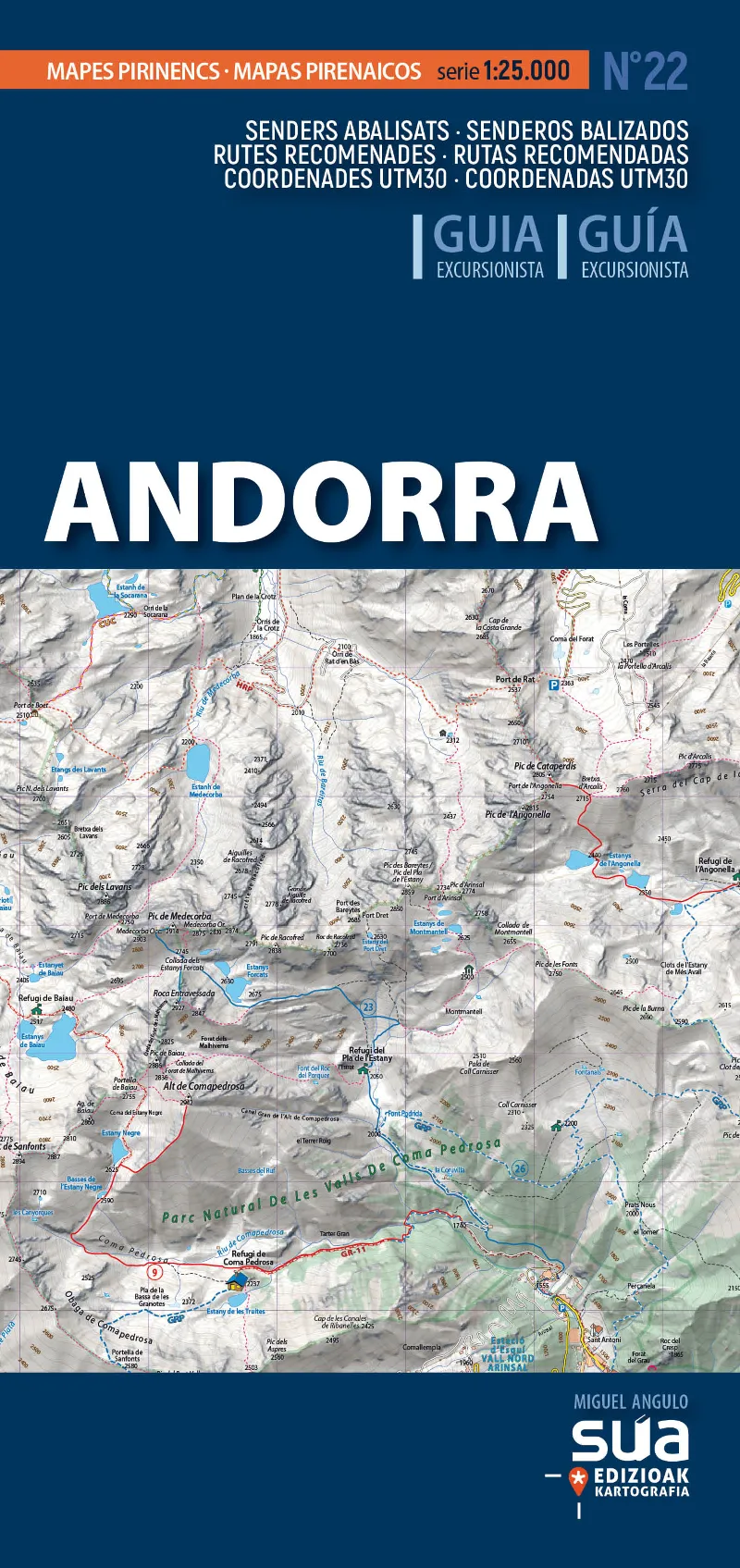 ANDORRA(MAPES PIRINENCS. SERIE 1:25.000)