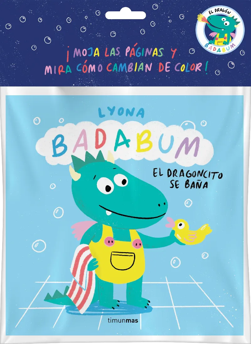 BADABUM. El dragoncito se baña. Libro de baño mágico