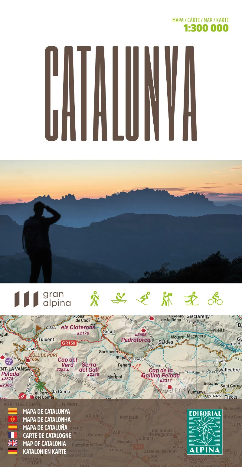 CATALUNYA(MAPA GRAN ALPINA ESCALA 1:300000)