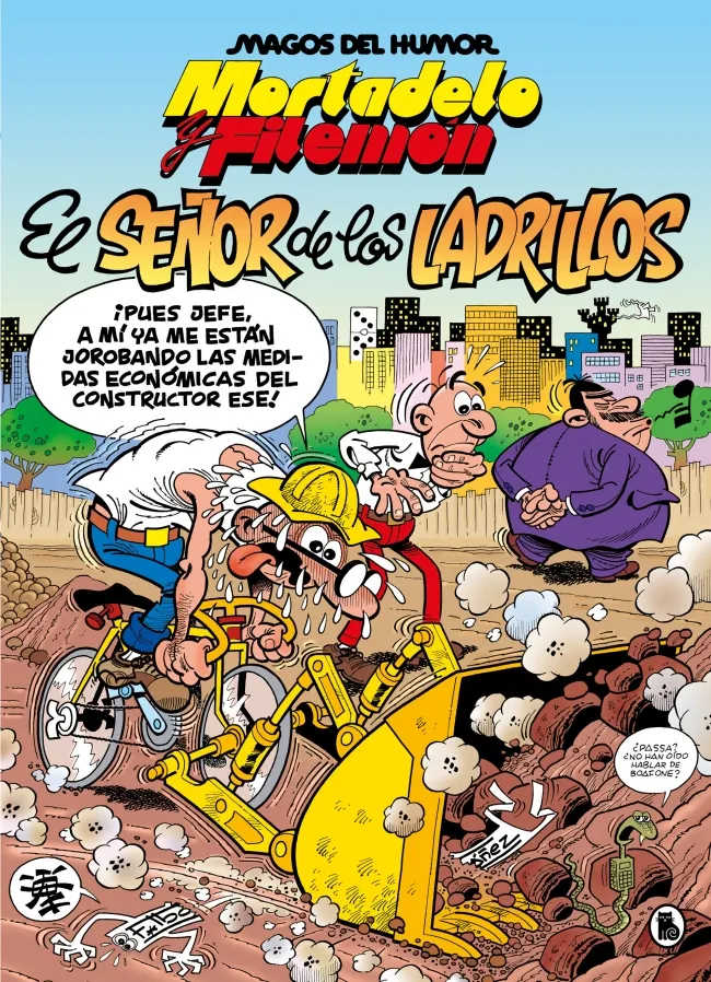 MAGOS DEL HUMOR MORTADELO Y FILEMON 102 -EL SEÑOR DE LOS LADRILLOS-